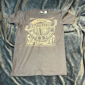 NWT. Wood superpowers t shirt. Men’s size S.